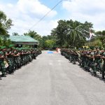 Pangdam Meminta Prajurit Jaga Nama Baik Diri dan Satuan Dengan Semaksimal Mungkin, Kamis (14/04/2022), (Foto: V24/AL)