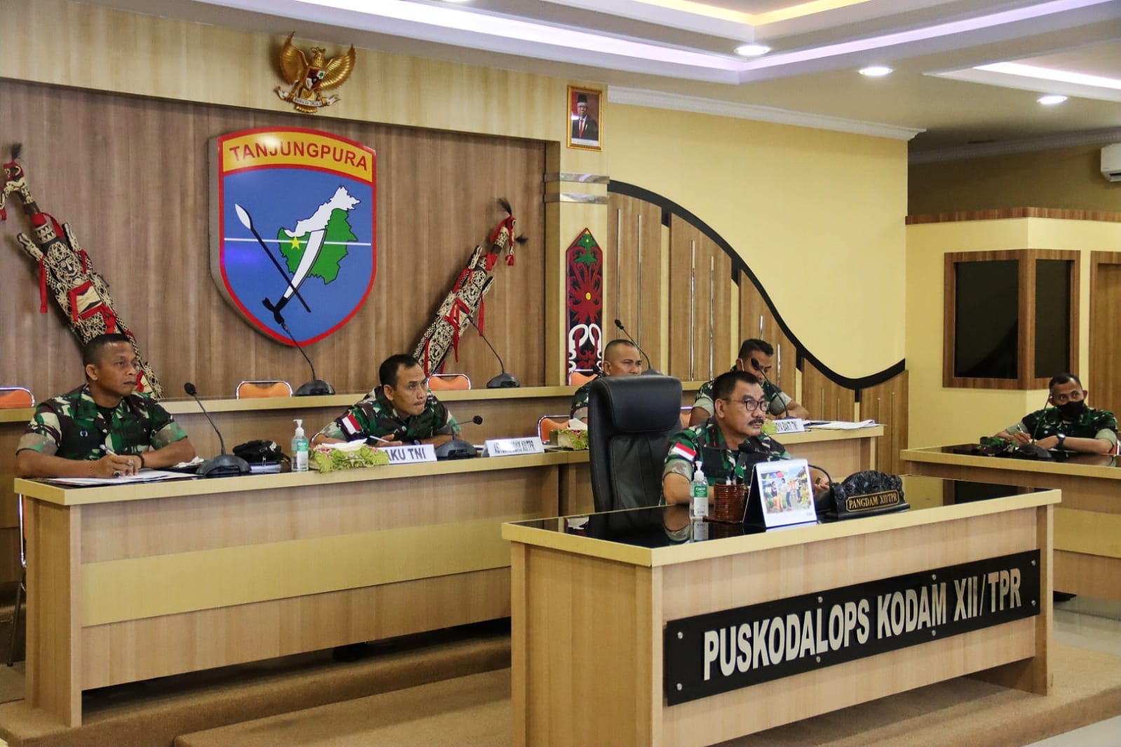 Pangdam Sedang Tidak Berada di Ruangan Favoritnya, Sabtu (16/04/2022), (Foto: V24/Dedi)