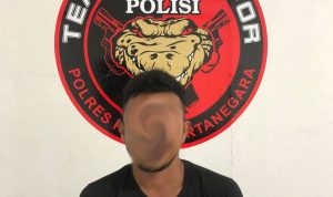 Kini Sang Pelaku Ditangkap Oleh Buaya, Tapi Bukan Buaya Darat ya, Sabtu (16/04/2022), (Foto: V24/AL)