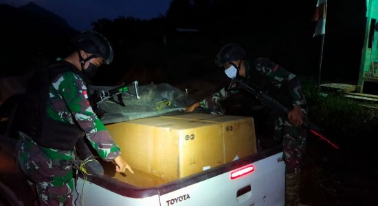 3 unit Mesin Perahu 15 PK dengan Merk Skipper Shipp Motorboard Engine Diamankan, Minggu (17/04/2022), (Foto: V24/AL)