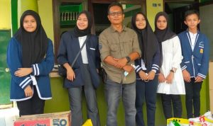 SMP Negeri 7 Medan Melaksanakan Tiga Rangkaian Kegiatan Sosial Keagamaan, Minggu (17/04/2022), (Foto: V24/Jacky)
