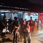 Kebakaran Tersebut Rumah Milik Suratin Mengalami Kerusakan Atap Rumah Bagian Belakang, Sabtu (16/04/2022), (Foto: V24/AL)