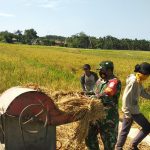 Kepedulian TNI Dalam Upaya Menjaga Ketahanan Pangan, Senin (18/04/2022), (Foto: V24/AL)