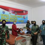 Donor Darah Diikuti Personel dari Kowad, Kowal dan Wara Wilayah Pontianak dan Kubu Raya, Senin (8/04/2022), (Foto: V24/AL)