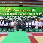 Dengan Mengusung Tema “Melalui MTQN TNI AD 2022, Kita Tingkatkan Keimanan dan Ketakwaan Kepada Allah SWT, Selasa (19/04/2022), (Foto: V24/Jacky)