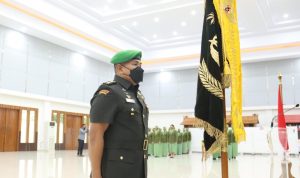 Jabatan Asintel Kasdam XII/Tpr Diserahterimakan dari Kolonel Inf Agus Soeprianto, Selasa (19/04/2022), (Foto: V24/Dedi)