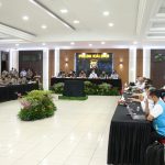 Rapat Koordinasi Lintas Sektoral Dalam Rangka Pengamanan Hari Raya Idul Fitri, Rabu (20/04/2022), (Foto: V24/AL)