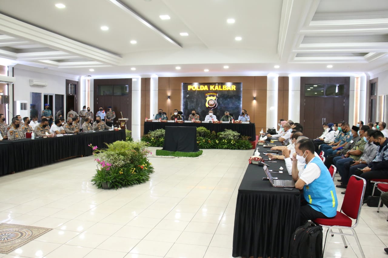 Rapat Koordinasi Lintas Sektoral Dalam Rangka Pengamanan Hari Raya Idul Fitri, Rabu (20/04/2022), (Foto: V24/AL)