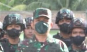 Wakil Asisten Operasi Kepala Staf Angkatan Darat Bidang Siapops Sopsad Brigjen TNI Irnando Arnol B. Sinaga, Jumat (22/04/2022), (Foto: V24/AL)