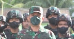 Wakil Asisten Operasi Kepala Staf Angkatan Darat Bidang Siapops Sopsad Brigjen TNI Irnando Arnol B. Sinaga, Jumat (22/04/2022), (Foto: V24/AL)