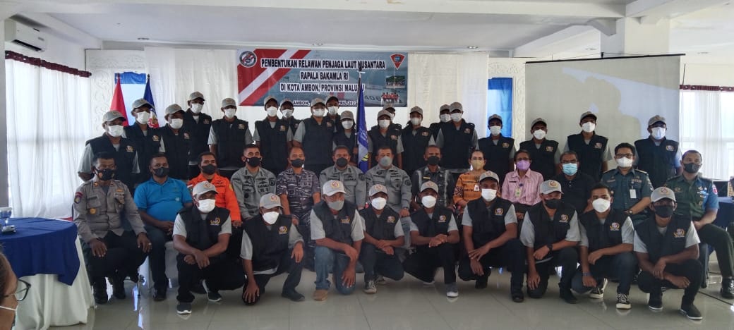 Kolonel Bakamla Purwanto Djoko Secara Resmi Mengukuhkan 30 Relawan, Jumat (22/04/2022), (Foto: V24/AL)