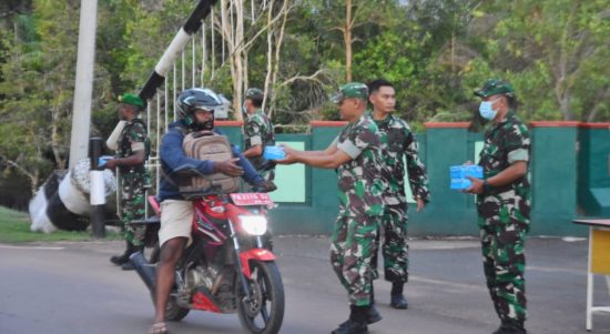 Kegiatan ini Dipimpin Langsung Oleh Kepala Seksi Teritorial Korem 174/ATW Kolonel Inf Ganiahardi, S.I.P , Jumat (22/04/2022), (Foto: V24/AL)