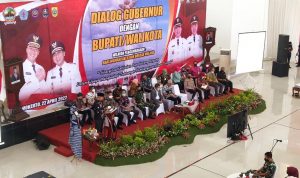 Kolonel Inf Yudha Airlangga, S.E., Menghadiri Dialog Gubernur Jawa Tengah, Jumat (22/04/2022), (Foto: V24/Romeo)