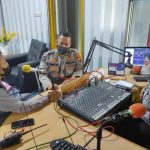 Kanit Kamsel Satlantas Polres Pekalongan Ipda Teguh S dan Kasubsi PIDM Sihumas Ipda A Tamerin, S.H., Selasa (26/04/2022), (Foto: V24/AL)