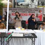 Sebanyak 135 Premanisme Dan Pelaku Kejahatan di Jajaran Polda Sumut dan Polrestabes Ditangkap, Selasa (26/04/2022), (Foto: V24/M.anwar)