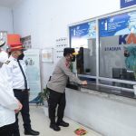 Di Station Kereta Api Kapolda Sumut turut hadir bersama Gubernur Sumut Eddy Rahmayadi, Selasa (26/04/2022), (Foto: V24/M.anwar)