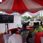 Kombes Pol Irsan Sinuhaji, SIK, MH Didampingi Kabag Ops Kompol Ricky Pripurna Atmaja, S.I.K,, Kamis (28/04/2022), (Foto: V24/M.anwar)