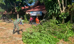 Kegiatan ini Dilakukan Oleh 6 Orang Anggota Pos Komando Taktis (Kout), Jumat (29/04/2022), (Foto: V24/AL)