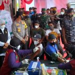 Forkopimda Jatim Hadir di Rest Area 575 A, Jumat (29/04/2022), (Foto: V24/AL)