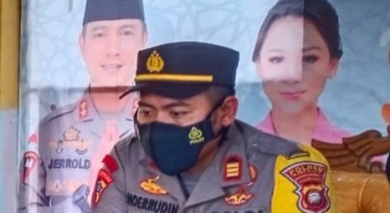 Kapolres Kubu Raya Akbp Jerrold H.Y Kumontoy, S.I.K., M.Si Bersama Rombongan Siap, Jumat (29/04/2022), (Foto: V24/Dedi)