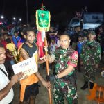 Turnamen bola volley yang diikuti oleh 8 (delapan) kampung, Sabtu (30/04/2022), (Foto: V24/AL)