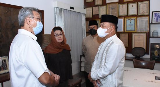 Kedatangan Kasad dan rombongan ke Museum Sasmitaloka Ahmad Yani, Sabtu (30/04/2022), (Foto: V24/AL)