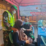 Kapten Chb Arif Naryanto tidak lupa juga selalu menghimbau kepada warga, Sabtu (30/04/2022), (Foto: V24/Madli)