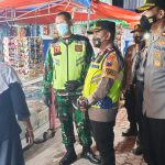 Petugas Patroli Gabungan Bergerak Mulai dari Halaman Polres Blitar Kota dan Berkeliling, Minggu (01/05/2022), (Foto: V24/Madli)