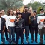 Kegiatan ini Merupakan Sosialisasi Tertib dan Santun Berlalu Lintas Melalui Live Musik, Jumat (29/04/2022), (Foto: V24/VINA)