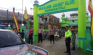 Pengamanan demi Pengamanan yang dilakukan oleh Personil Polres Nias baik , Selasa (02/05/2022), (Foto: V24/AL)