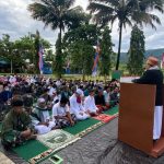 Bertempat di Halaman Depan Pos Kotis Kampung Skouw Sae, Distrik Muara Tami, Senin (02/05/2022), (Foto: V24/AL)