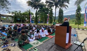 Bertempat di Halaman Depan Pos Kotis Kampung Skouw Sae, Distrik Muara Tami, Senin (02/05/2022), (Foto: V24/AL)