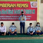 Lapas Kelas IIA Binjai Melaksanakan Sholat IED, Senin (02/05/2022), (Foto: V24/AL)