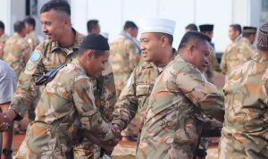 Garuda (Konga) XX-S Monusco yang sedang bertugas di daerah konflik , Selasa (02/05/2022), (Foto: V24/AL)