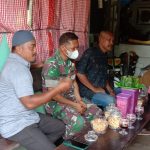Kegiatan Komsos yang Dilaksanakan Babinsa Memberikan Himbauan, Rabu (04/05/2022), (Foto: V24/AL)