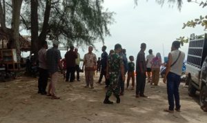 Anggota Koramil 04/Plk yang Dipimpin Oleh Serka Atis Setiana Mengungkapkan Pengamanan, Rabu (04/05/2022), (Foto: V24/AL)