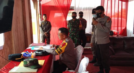 AKP Try Widyanto Fauzal, SIK.M.Si Memantau Situasi Arus Mudik, Rabu (04/05/2022), (Foto: V24/AL)