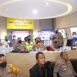 Pejabat Utama Serlta Para Kapolres/Ta/Tabes Jajaran Polda Sumut Melalui Sarana Zoom, Rabu (04/05/2022), (Foto: V24/M.anwar)