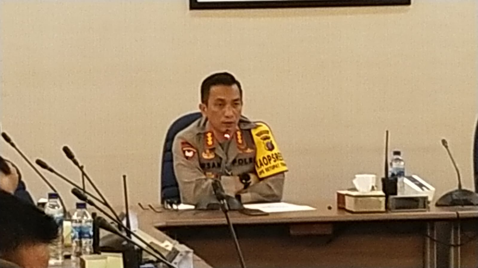 Kegiatan Anev ini Bertujuan Untuk Menganalisa Sekaligus Mengevaluasi Pelaksanaan Ops Ketupat Toba, Kamis (05/05/2022), (Foto: V24/M.anwar)