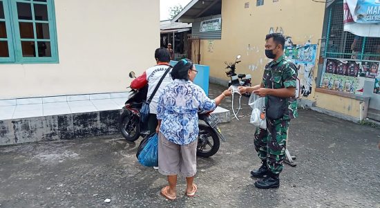 Kegiatan yang digelar di Pasar Kembang Klumpit Desa Tegalarum Rt 02 Rw 01 Desa Bedan, Minggu (07/05/2022), (Foto: V24/Rudi)