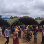 Halal bi halal Bertempat di Masjid Al-Mujahidin Kampung Metaat Makmur Distrik Eligobel, Minggu (07/05/2022), (Foto: V24/AL)
