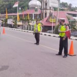 Personel Polres Simalungun Sampai Saat ini Masih Siap Siaga, Minggu (08/05/2022), (Foto: V24/AL)
