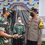Ny. Natania Yudha Airlangga, Memantau Arus Balik Lebaran Tahun 2022 di Pos Pam, Minggu (08/05/2022), (Foto: V24/AL)