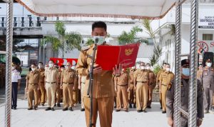 ersebut juga dihadiri Wabup Rohil H Sulaiman SS MH, Senin (09/05/2022), (Foto: V24/Reza)