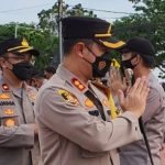 AKBP Arwin Amrih Wientama Memimpin Apel Perdana Pasca Libur Hari Raya Idulfitri 1442 H, Senin (09/05/2022), (Foto: V24/AL)