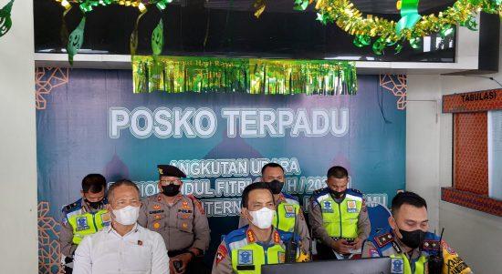 Operasi Ketupat Toba 2022 yang Bertempat di Pos Bandara Internasional Kualanamu, Senin (09/05/2022), (Foto: V24/M.anwar)