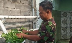 Danramil 14 Klego Kapten Arh Iswadi Yusuf sangat mengapresiasi kegiatan anggotanya, Selasa (10/05/2022), (Foto: V24/Rudi)