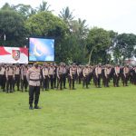 Apel Pagi Bersama Seluruh Personel Setukpa Lamdiklat Polri dan Siswa SIP , Senin (09/05/2022), (Foto: V24/AL)