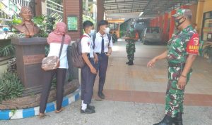 pelaksanaan Pembelajaran Tatap Muka (PTM) di SMK PGRI, Rabu (11/05/2022), (Foto: V24/Madli)