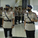 Pelaksanaan Kegiatan Upacara Sertijab Pada Pagi Hari ini Diawali dengan Laporan Perwira, Rabu (11/05/2022), (Foto: V24/AL)